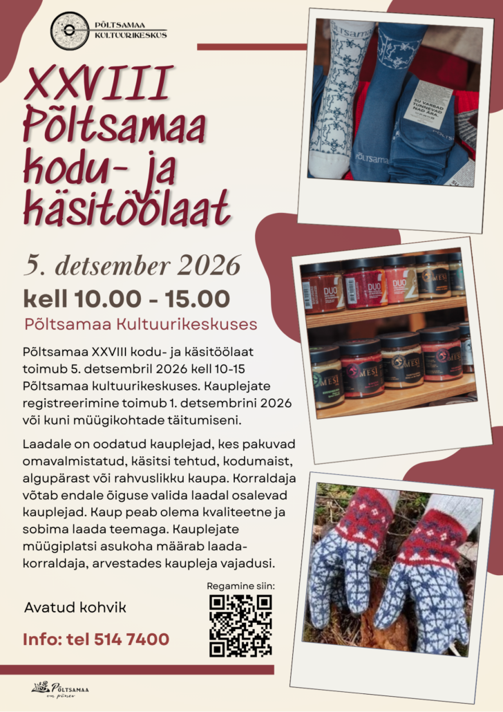 XXVII Põltsamaa kodu- ja käsitöölaat